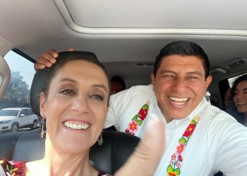 Sheinbaum viaja a Oaxaca para apoyar a Salomón Jara, candidato a gubernatura