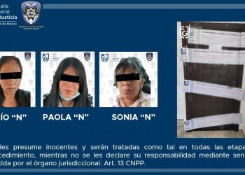 Durante cateo autoridades capitalinas detectan notaria falsa; hay 3 detenidos