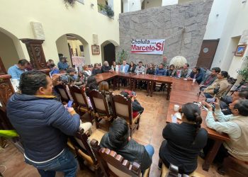 Ciudadanos anuncian estructuras en favor de Marcelo Ebrard en Puebla