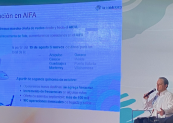 Aeroméxico incrementará a 9 operaciones en el AIFA: Christian Pastrana
