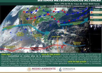 SMN prevé lluvias vespertinas para el noreste, centro y sureste del país