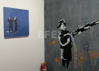 Bansky llega a su primer parada por Latinoamérica