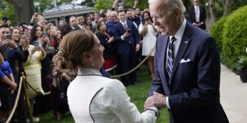 Biden celebra el Cinco de Mayo con la esposa de López Obrador como invitada