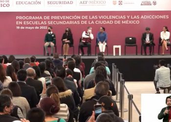 Presenta gobierno capitalino, programa prevención de las violencias y el consumo de sustancias dirigido a estudiantes de secundaria