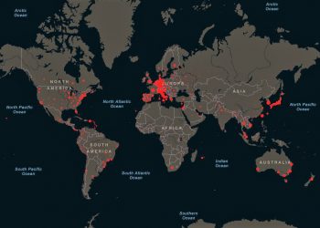 Casos de COVID 19 continúan en descenso a nivel mundial