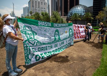 Familias piden dedicar la Glorieta de la Palma a desaparecidos