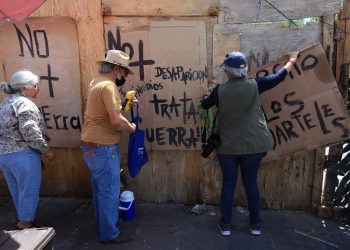 Protestan contra militarización y feminicidios en Ciudad Juárez