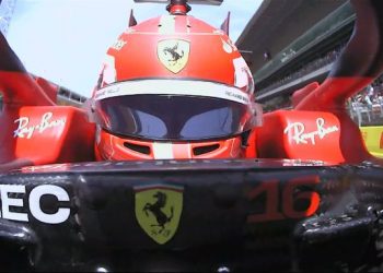 Leclerc delante de los Mercedes en el segundo libre. Checo Pérez fue séptimo