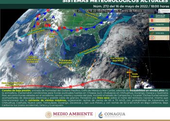 SMN prevé lluvias en el norte, centro, oriente y sureste del país