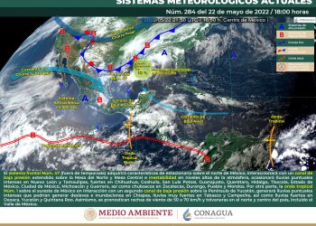 La onda tropical 1 mantendrá probabilidad de lluvias en el sureste de México