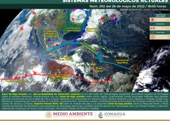 SMN prevé el primer ciclón tropical de la temporada 2022 al sur de las costas de Oaxaca