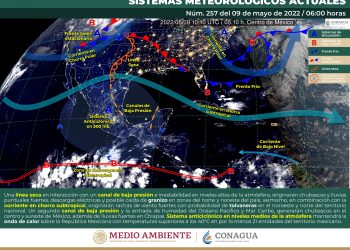 Se prevén chubascos en el norte y noreste del país