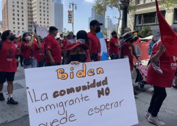 La causa migrante protagoniza las marchas del Primero de Mayo en Estados Unidos