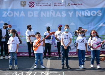 INAUGURA INDEPORTE “ZONA DE NIÑAS Y NIÑOS” QUE ESTARÁ TODOS LOS DOMINGOS