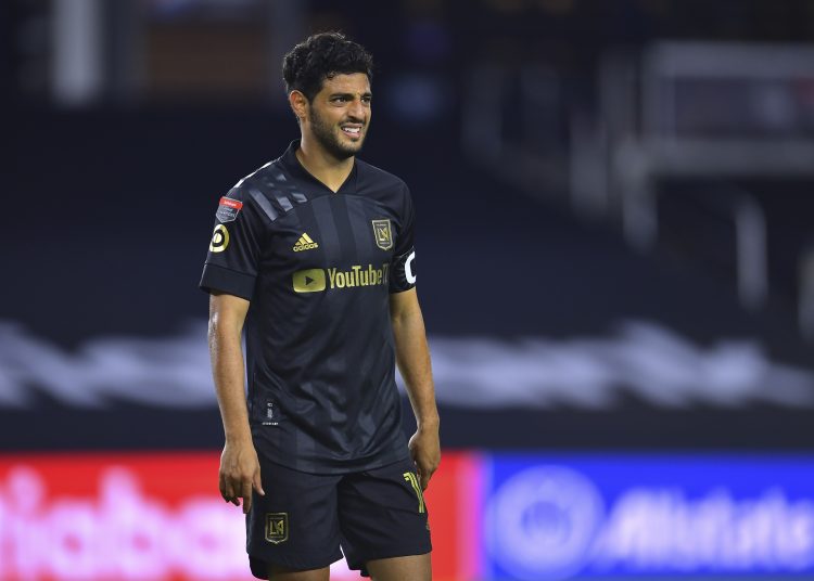 Carlos Vela of Los Angeles during the game Tigres UANL (MEX) vs Los Angeles FC (USA), corresponding to the great final of the Scotiabank Champions League CONCACAF 2020, at Exploria Stadium, on December 22, 2020.



Carlos Vela de Los Angeles durante el partido Tigres UANL (MEX) vs Los Angeles FC (USA), correspondiente a la gran final de la Scotiabank Liga de Campeones CONCACAF 2020, en el Exploria Stadium, el 22 de Diciembre de 2020.