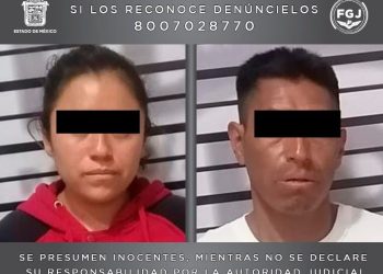 Consignan al Penal de Chalco a pareja que colocaba dentro de un tinaco a una menor de 3 años