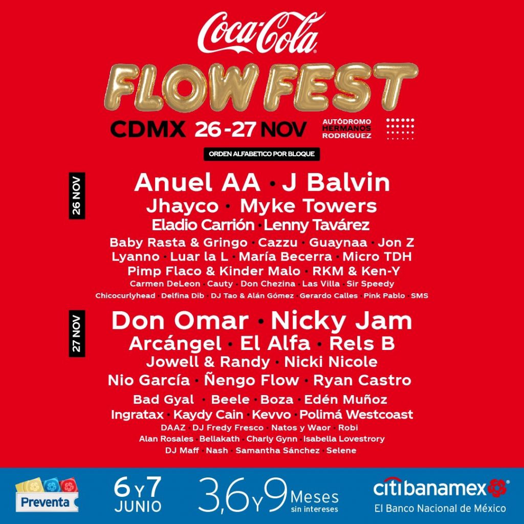 Este Es El Cartel Del Flow Fest 2022 Aquí Fechas Y Precios De Boletos