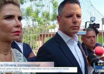 Alejandro Murat acude a emitir su voto; confirma declaratoria de emergencia para 26 municipios del estado