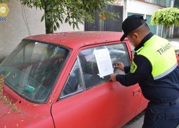 En lo que va del año la SSC ha retirado más de mil 800 vehículos abandonados en la vía pública