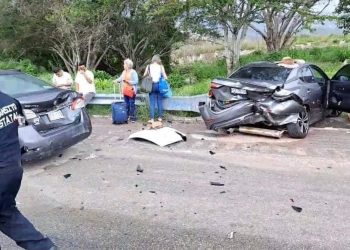 Se registra accidente automovilístico en la Autopista del Sol