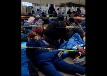 Se registra balacera en Centro de Vacunación en Puebla