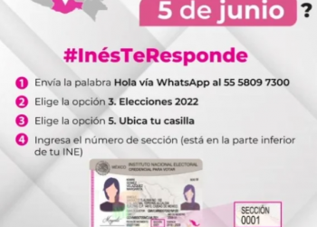 #Elecciones2022: Ubica tu casilla para votar este 5 de junio 2022