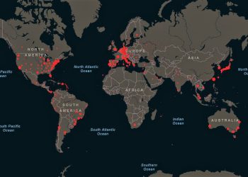 Casos globales de COVID disminuyen 12% semanalmente y las muertes 22%