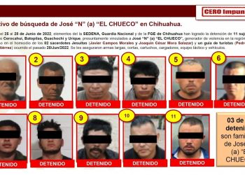 Detienen a once personas vinculadas con el presunto asesino de sacerdotes jesuitas