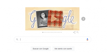 Google rinde homenaje al diario de Ana Frank con un doodle