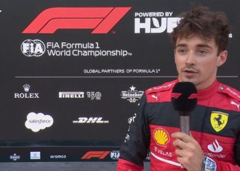Charles Leclerc se lleva la Pole en Azerbaiyán. “Checo” Pérez larga segundo