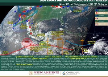 La onda tropical 4 provocará lluvias fuertes en Guerrero, Oaxaca y Chiapas