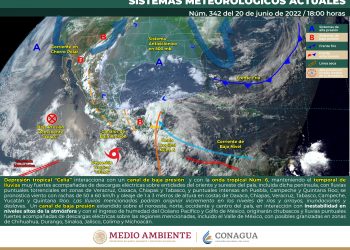 El ciclón tropical Celia y la onda tropical 6 provocarán lluvias fuertes en el territorio nacional