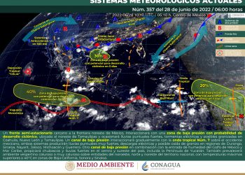 La onda tropical 7 provocará lluvias en Durango, Sinaloa, Nayarit, Jalisco, Michoacán y Guerrero
