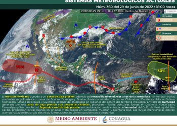 La circulación del monzón mexicano mantendrá condiciones de lluvias fuertes en el noreste del país
