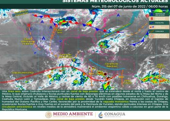 SMN prevé lluvias en estados de la Mesa del Norte y Mesa Central