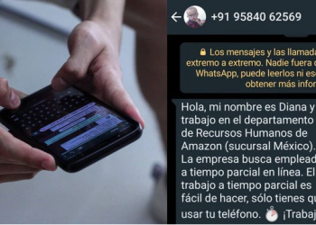 ¡No te dejes engañar! Alertan por fraude con oferta de empleo de Amazon o Mercado Libre por WhatsApp o SMS
