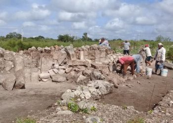 Revelan vestigios en sitio de Xiol en Kanasín, Yucatán