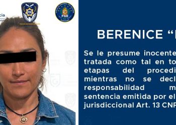 Detiene a Berenice N, alias Viuda Negra, se le vincula aún triple homicidio en la alcaldía Gustavo A Madero: FGJCDMX