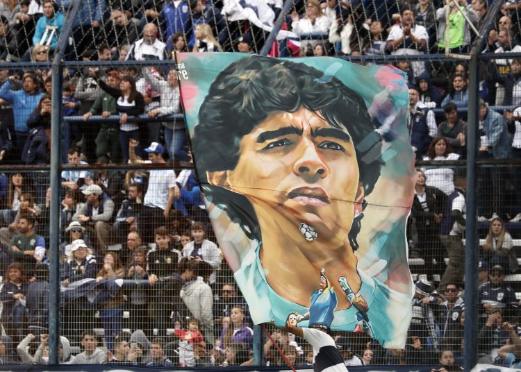 DIEGO ARMANDO MARADONA during official presentation new head coach of Gimnasia y Esgrima team the Superliga Argentina at Hotel Grand Brizo, pm September 08, 2019.

<br><br>

DIEGO ARMANDO MARADONA durante la presentación oficial como nuevo Director Técnico del Equipo Gimnasia y Esgrima de la Superliga Argentina, en el Hotel Grand Brizo, el 08 de Septiembre de 2019.