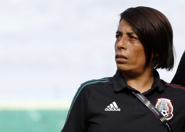 Maribel Dominguez Mexico head coach during the game United States U-20 vs Mexico (U20 Mexican National Team), corresponding to the Great Final of the CONCACAF Womens Under-20 Pre-World Championship - Dominican Republic 2022, at Felix Sanchez Olympic Stadium, on March 12, 2022.



Maribel Dominguez Director Tecnico de Mexico durante el partido Estados Unidos Sub-20  vs Mexico (Seleccion Nacional Mexicana Sub-20), correspondiente a la gran final del Campeonato premundial Sub-20 Femenino CONCACAF - Republica Dominicana 2022, en el Estadio Olimpico Felix Sanchez, el 12 de Marzo de 2022.