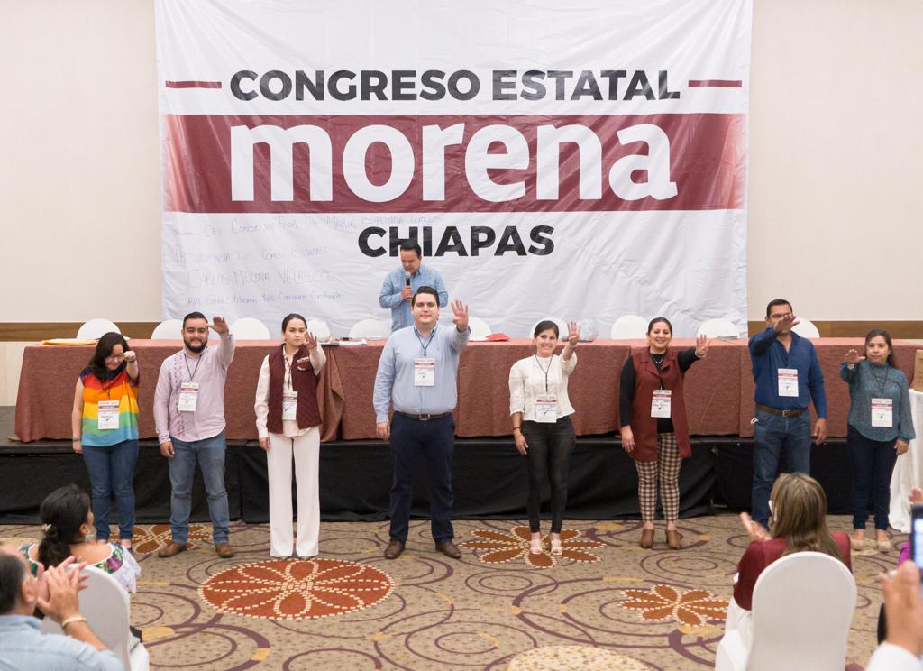 Eligen por unanimidad a Carlos Molina como presidente del Comité Ejecutivo  Estatal de Morena en Chiapas - Enfoque Noticias