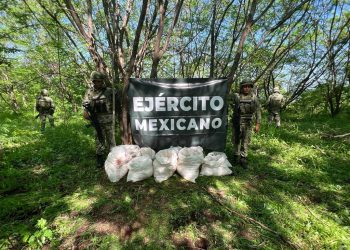 Ejército Mexicano asegura 200 kilogramos de metanfetamina en Sinaloa