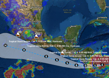 Se forma Bonnie, la segunda tormenta tropical del año en el Atlántico