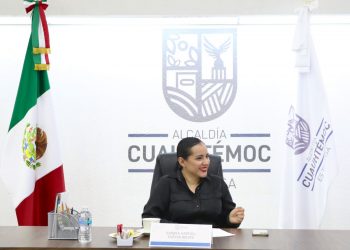Sandra Cuevas recalcó que ella continuará al frente de la alcaldía Cuauhtémoc