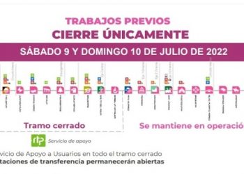 Todo listo para el cierre de la Línea 1 del Metro