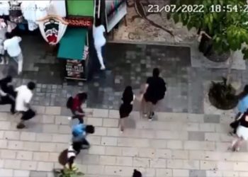 Balacera provoca pánico en zona turística de Playa del Carmen; reportan 7 detenidos 