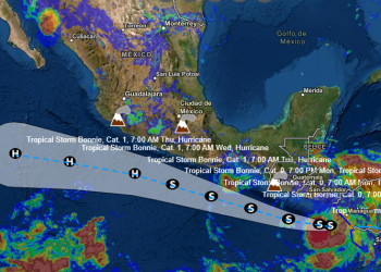 Bonnie, una tormenta atlántica que se hará huracán en el Pacífico