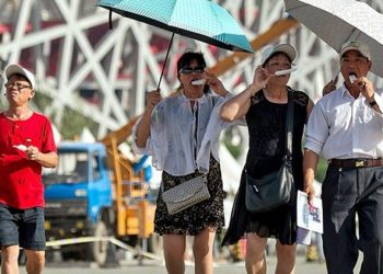 Ola de calor en China bate récord de temperatura en Shanghái, con 40.9 grados