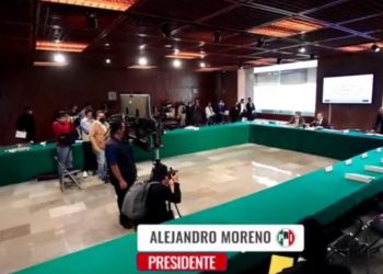 En San Lázaro, Morena y aliados, anuncian que no trabajarán más bajo la presidencia del priista Alejandro Moreno