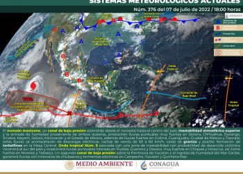 La onda tropical 9 provocará lluvias fuertes en Nayarit y Jalisco